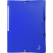 3 Flap Folders with Elastic Straps Opak Polypropylene A4./ Pc.