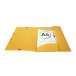 3 Flap Folders with Elastic Straps Opak Polypropylene A4./ Pc.