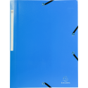 Linicolor 3 Flap Folder With Elastic Straps Opaque Polypropylene A4/ Pc.
