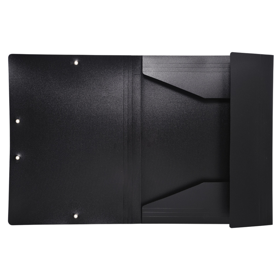 Lot De 5 Chemises A3 Avec élastique - Couleur Noire, Fermeture Sécurisée, Pour Bureau Et école
