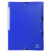 3 Flap Folders with Elastic Straps Opak Polypropylene A4./ Pc.