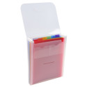 Trieur valisette vertical 6 compartiments Crystal - A4/ Pce