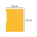 Elastomap glansk. Sc-otten 3klep geel/ St.