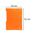 Chemises à élastiques carte lustrée 3 rabats monobloc/ Pce