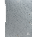 Chemises à élastiques carte lustrée 3 rabats monobloc/ Pce