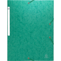 Chemises à élastiques carte lustrée 3 rabats monobloc/ Pce