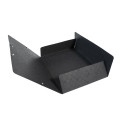 Elastomap glansk. Sc-otten 3klep zwart/ St.