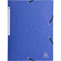 Chemises à élastiques carte lustrée 3 rabats monobloc/ Pce