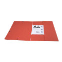 Chemises à élastiques carte lustrée 3 rabats monobloc/ Pce
