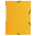 Chemises à élastiques carte lustrée 3 rabats monobloc/ Pce