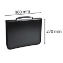 EXAFOLDER conferenti-emap 4R 30mm zwart/ St.
