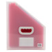 Tijdschriftenhouder-PP CRYSTAL transp./ St.
