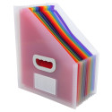 Tijdschriftenhouder-PP CRYSTAL transp./ St.