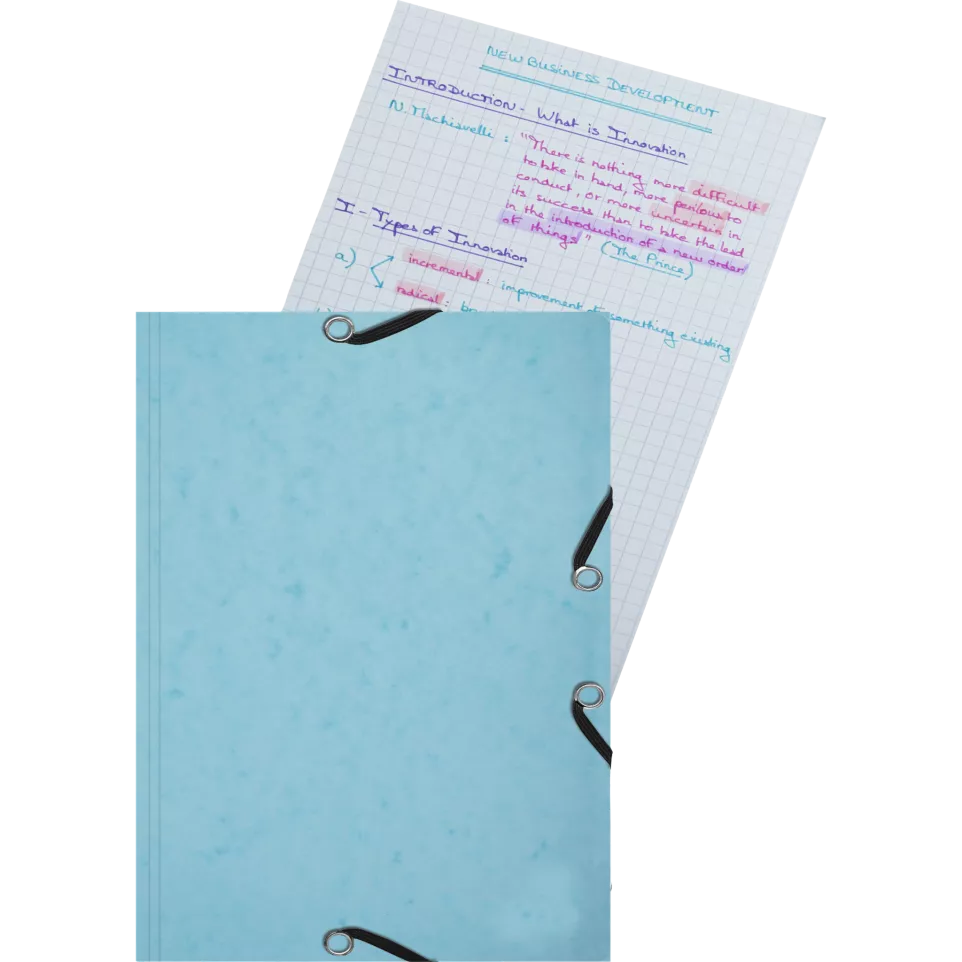Exacompta Aquarel Elasticated Folder...