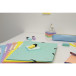Exacompta Aquarel Elasticated Folder, 3 Flap, A4/ Pc.