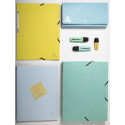 Exacompta Aquarel Elasticated Folder, 3 Flap, A4/ Pc.