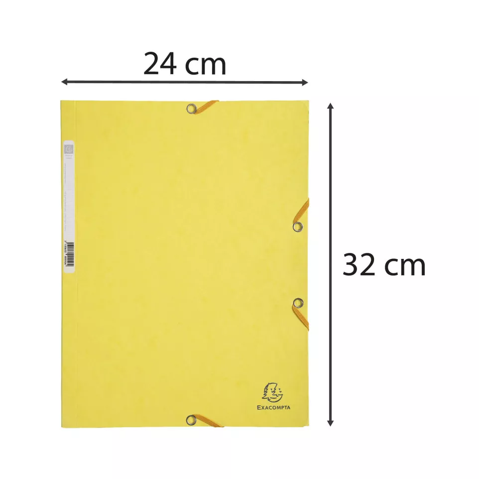 Exacompta Elasticated Folder, 3-Flap,...
