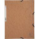 Exacompta Elasticated Folder, 3-Flap, 400gsm Pressboard, A4/ Pc.