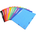 Exacompta Pressboard Elasticated 3 Flap Folder 400gsm A4/ Pc.