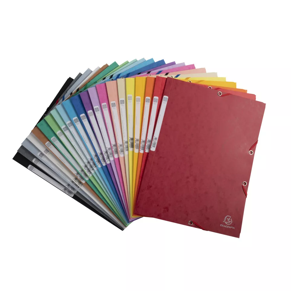 Chemises à élastiques carte lustrée 3...