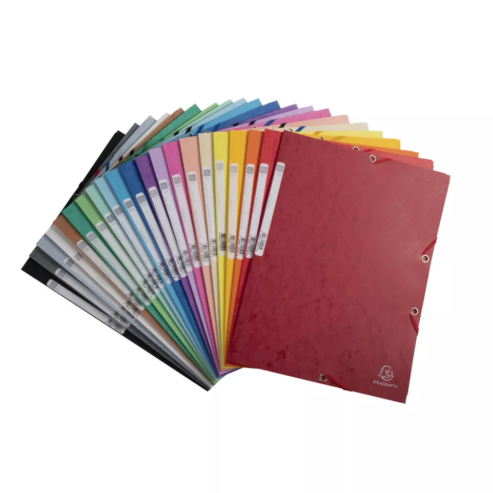 Chemises à élastiques carte lustrée 3...