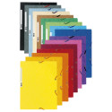 Chemises à élastiques carte lustrée 3 rabats/ Pce