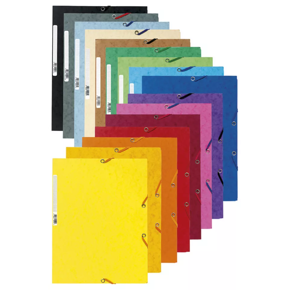 Chemises à élastiques carte lustrée 3...