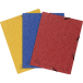 Paquet de 3 chemises à élastiques 3 rabats carte lustrée 355gm2 - A4/ Pce