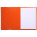 Elasticated folder without flap 355gsm hard glazed mottled premium pressboard - A4 size/ Pc.
