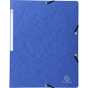 Elasticated folder without flap 355gsm hard glazed mottled premium pressboard - A4 size/ Pc.