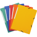 Elasticated folder without flap 355gsm hard glazed mottled premium pressboard - A4 size/ Pc.