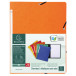 Elasticated folder without flap 355gsm hard glazed mottled premium pressboard - A4 size/ Pc.