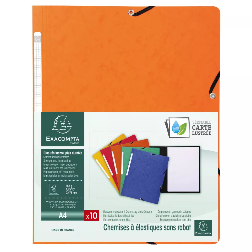 Elastomap glanskarto-n 355 z/ klep...