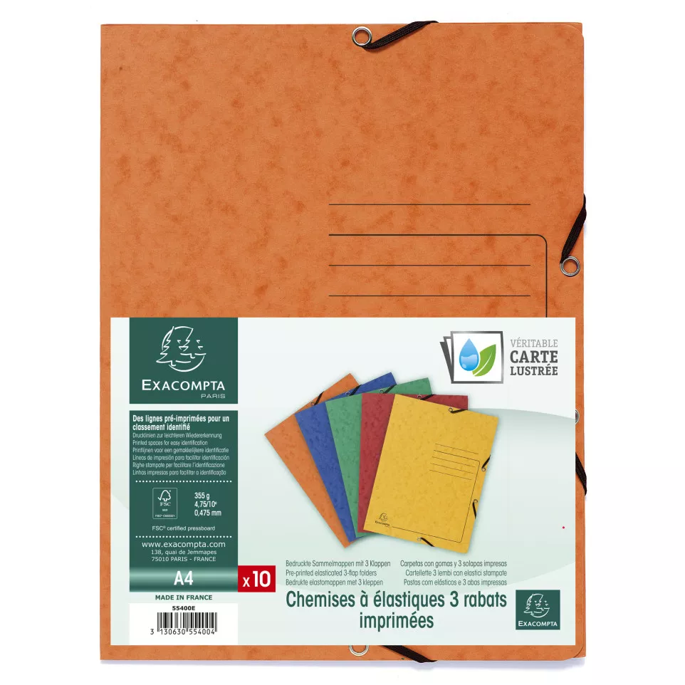Pk10 Elastomap3 klep-. bedrukt 355g...
