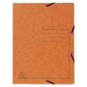 Exacompta Elasticated 3 Flap Folders Pre Printed/ Pc.