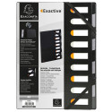 Trieur rigide HARMONIKA® Exactive® dos extensible 9 compartiments noir/ Pce