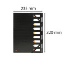 Exactive PP Harmonika multipart File, A4, 9 Sections/ Pc.