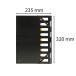 Trieur rigide HARMONIKA® Exactive® dos extensible 9 compartiments noir/ Pce