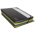 Multipart file Ordonator with expandable spine and stiff cover, 9 compartments/ Pc.