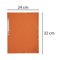 3-flap folder with elastic straps 355 gsm hard glazed mottled pressboard - A4 size/ Pc.
