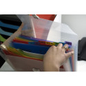 Sorteermap PP CRYSTA-L 33x25 13 vak tr./ St.