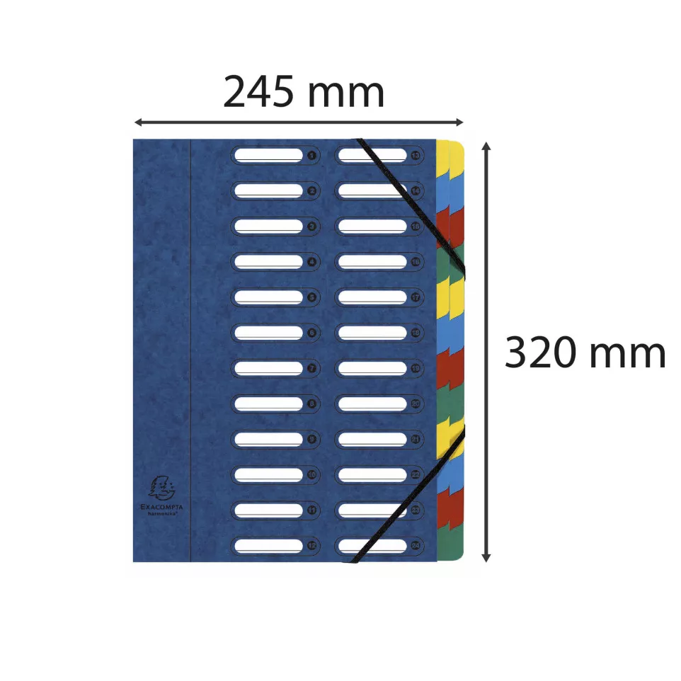 File Harmonika Multi Fle A4 425g 24P/...