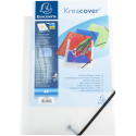 Chemise à élastiques 3 rabats polypropylène translucide Krea Cover - A4/ Pce
