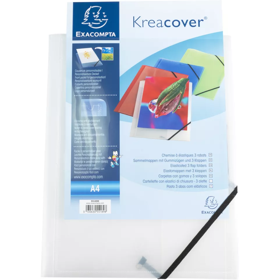 Kreacover Elasticated 3 Flap Folder...