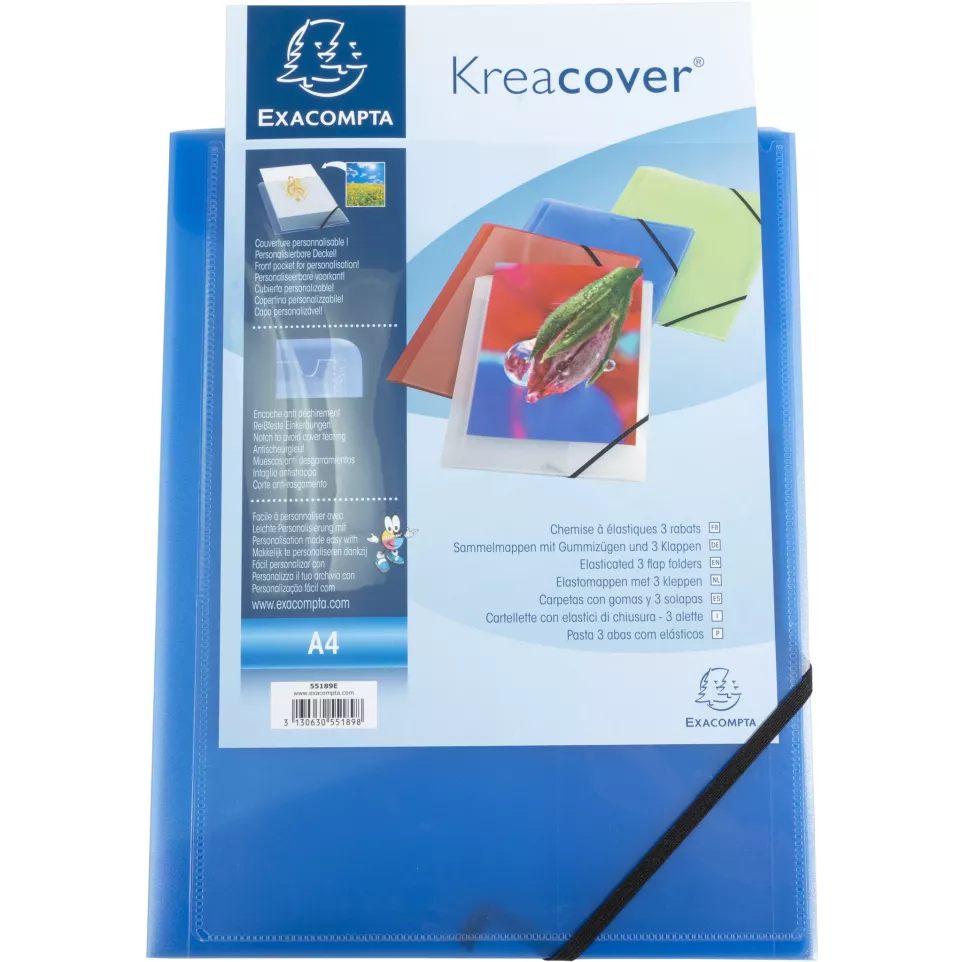 Kreacover Elasticated 3 Flap Folder...