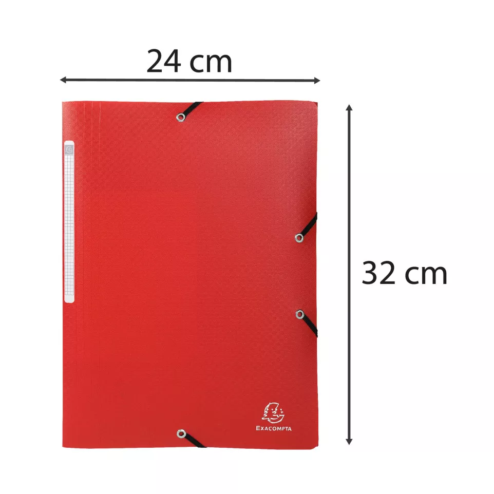 Elastomap 3klep A4 P-P 0,5mm Opak...