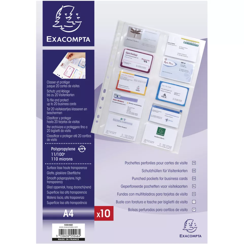 PK 10 Geperf.tas visitek gald PP A4-/...