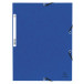 3-flap folder with elastic straps 355 gsm hard glazed mottled pressboard - A4 size/ Pc.