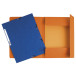 3-flap folder with elastic straps 355 gsm hard glazed mottled pressboard - A4 size/ Pc.