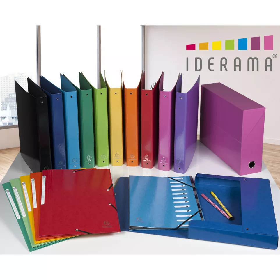 Classeur A4 2 anneaux 30mm Iderama/ Pce
